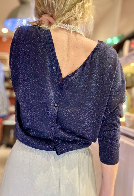 P'tit gilet Nettie marine