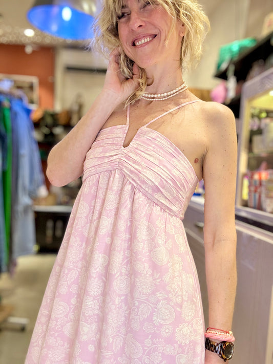 Robe Odette rose
