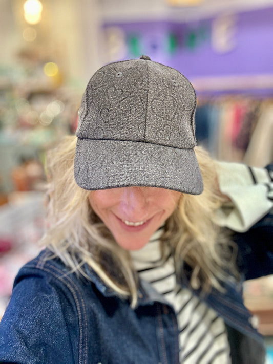 Casquette Jean Heart grise
