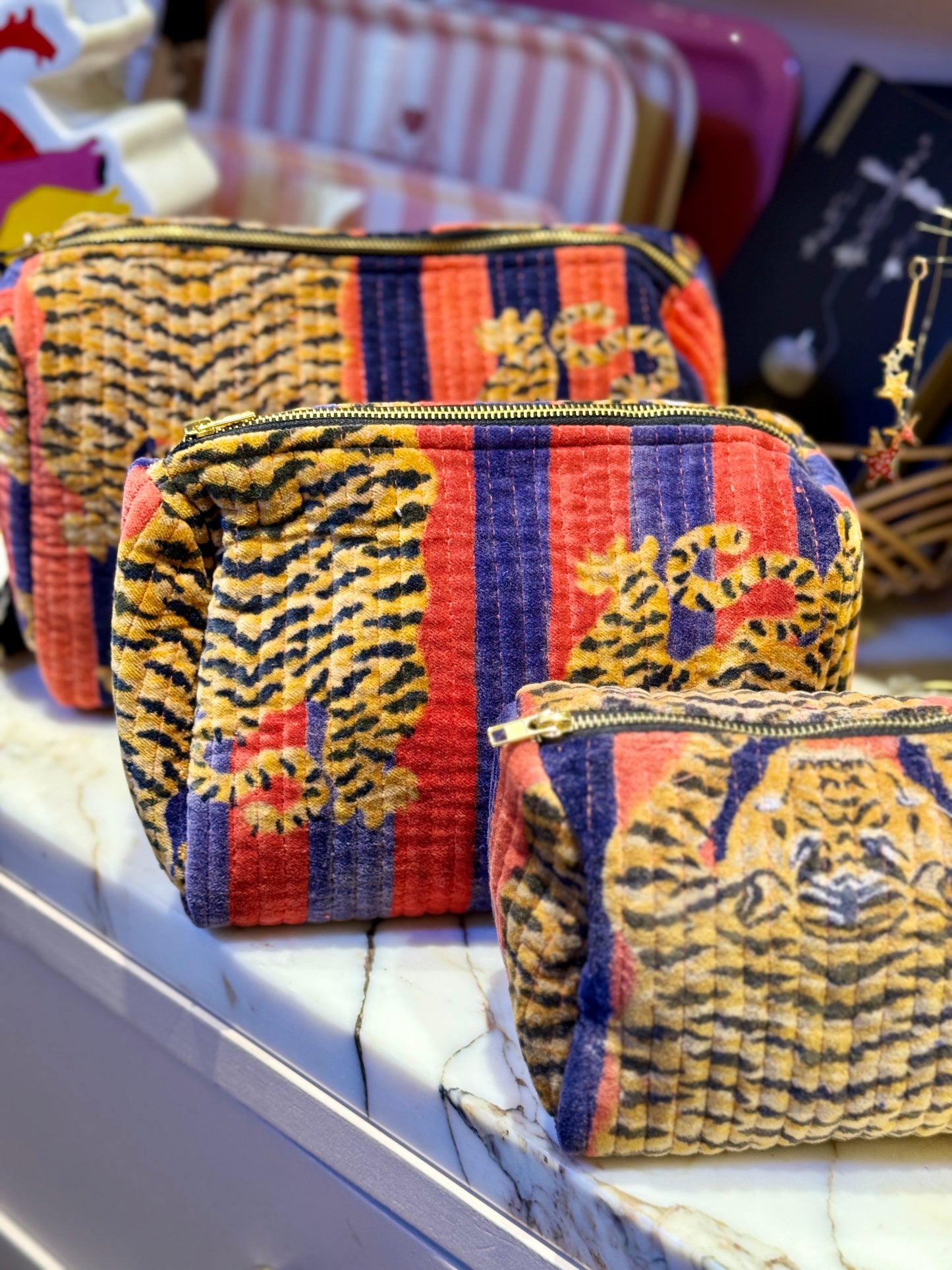 Les Pochettes Tiger marine