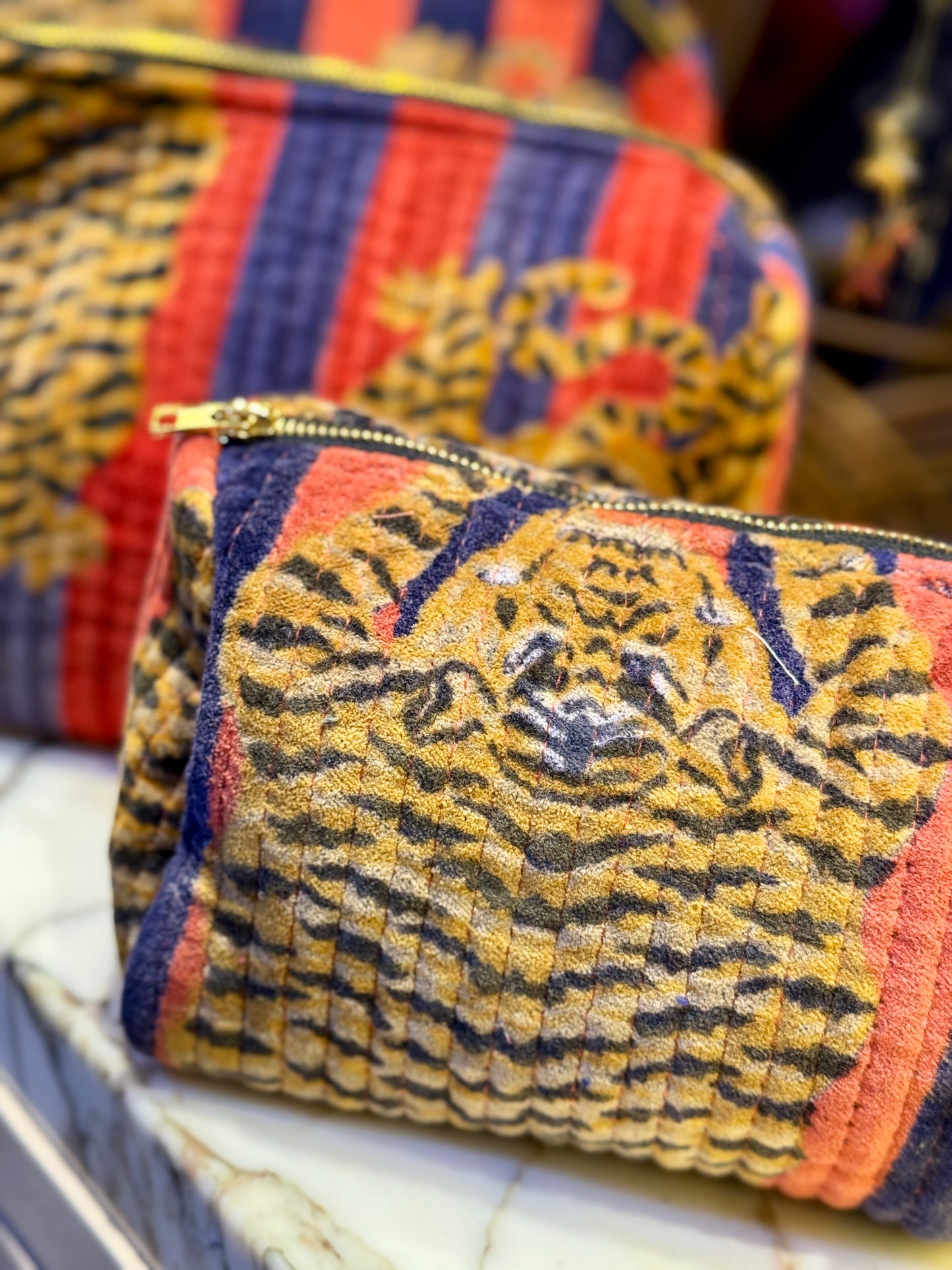 Les Pochettes Tiger marine