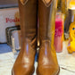 Bottes Texas cognac