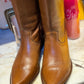 Bottes Texas cognac