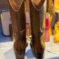 Bottes Texas cognac