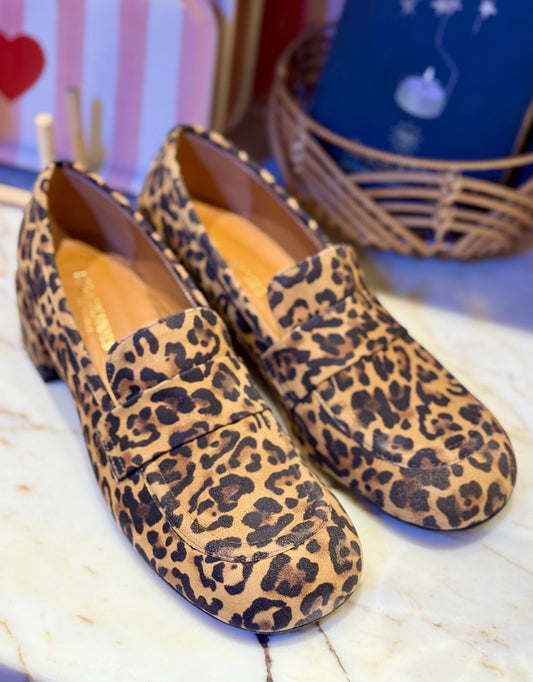 Mocassins Inès léopard
