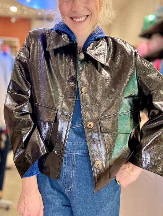 Veste Emma Peel noire