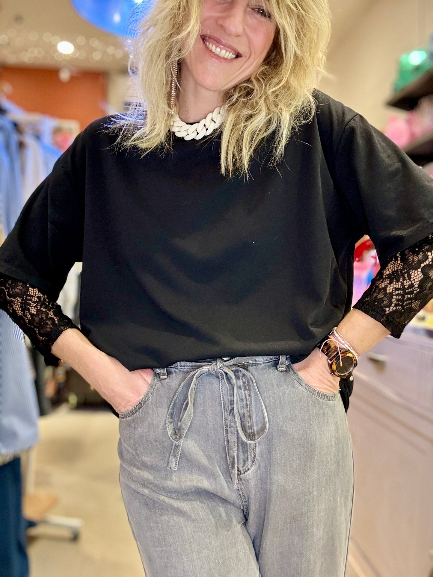 T-shirt Like Virgin noir