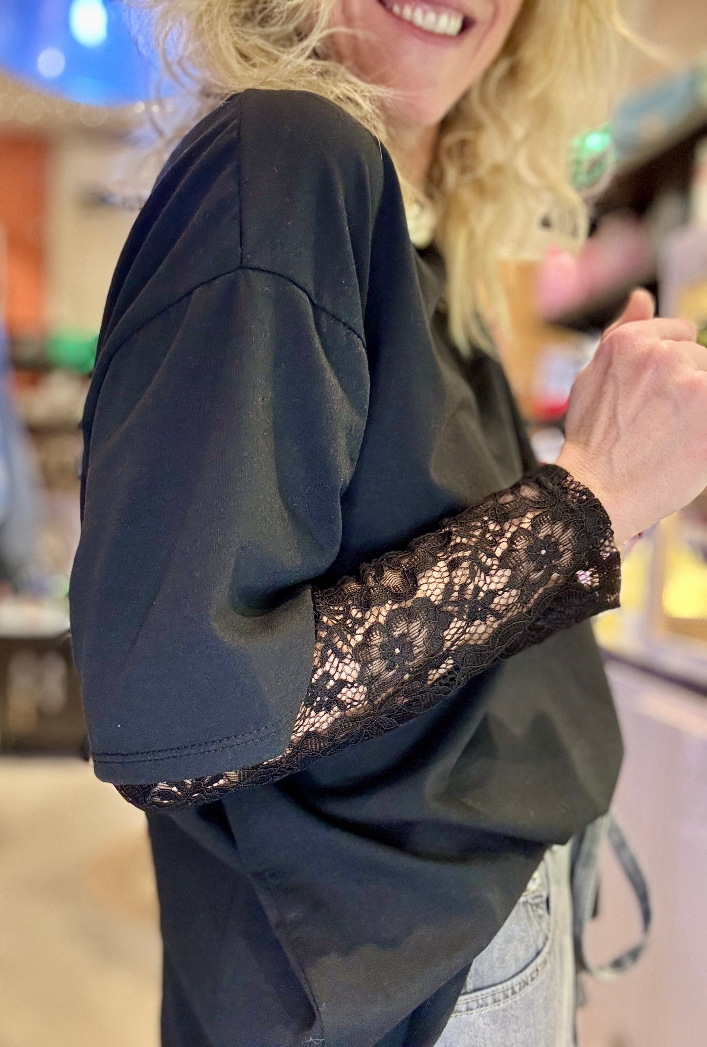 T-shirt Like Virgin noir