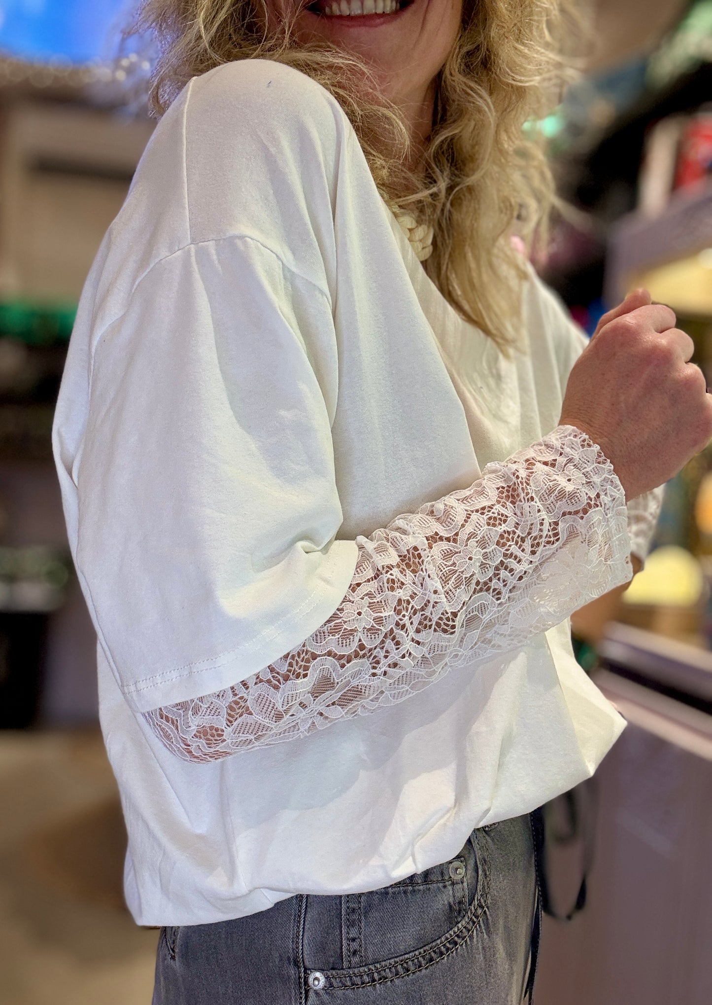 T-shirt Like Virgin blanc