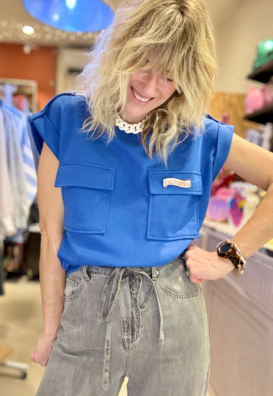 Sweat Casey bleu