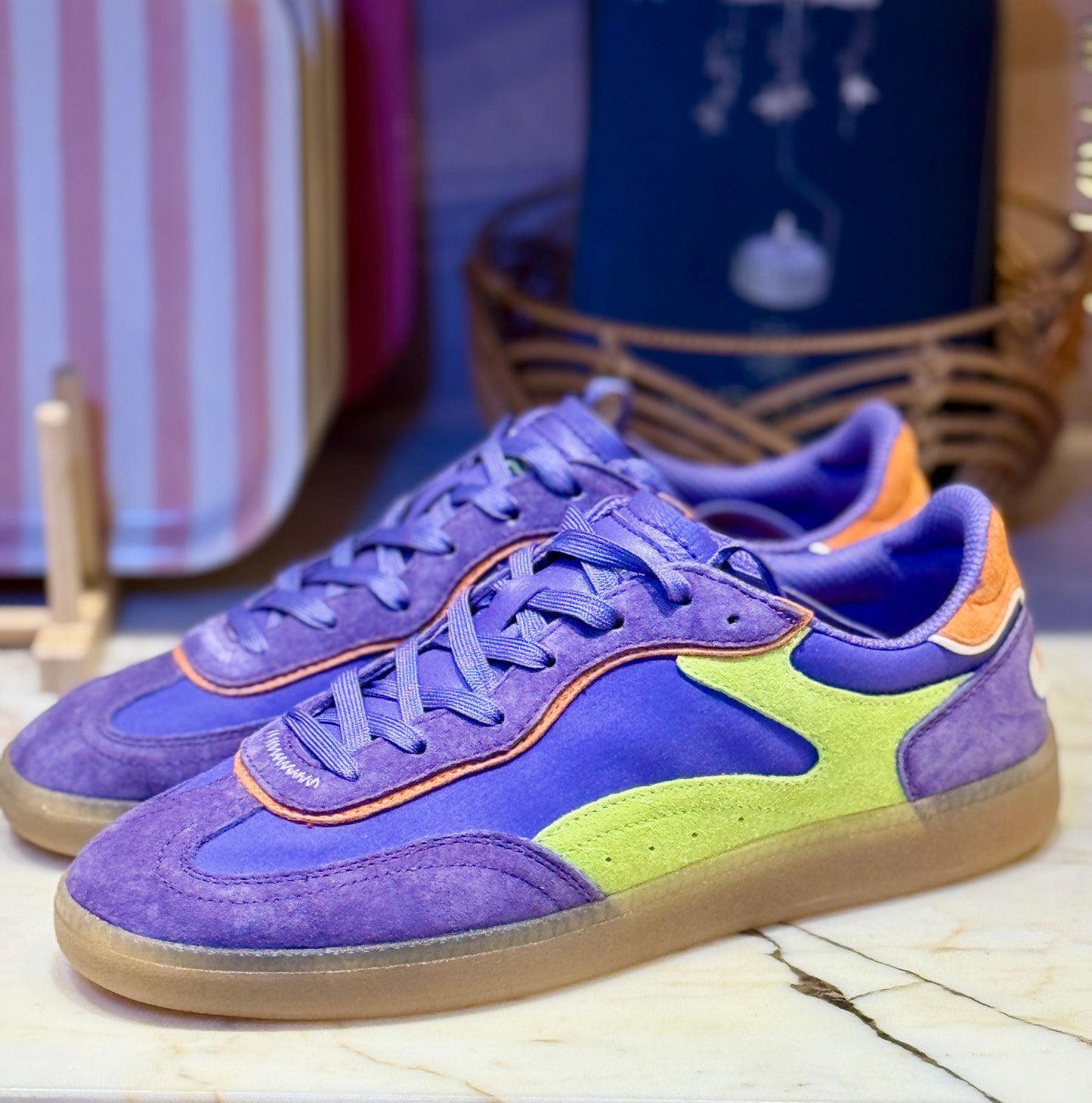 Baskets Morado violettes