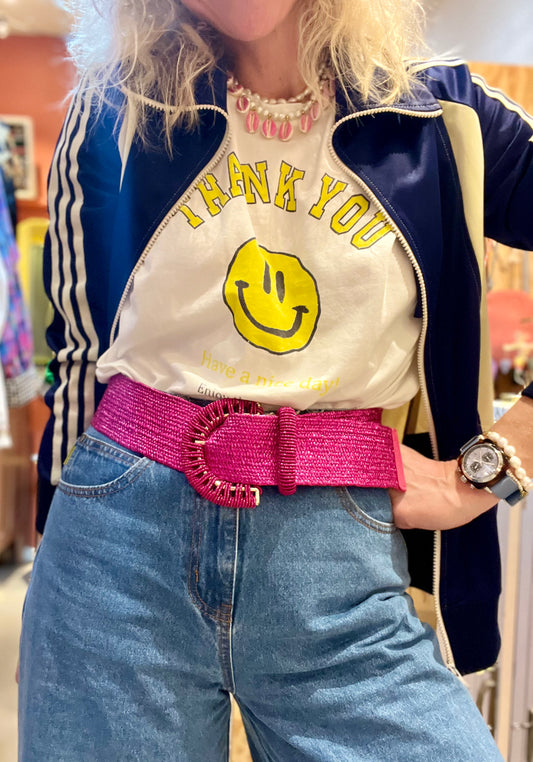 Ceinture Dubai rose