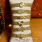 Bracelet Porte Bonheur strass arc en ciel
