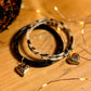 Bracelet Double Acétate Coeur