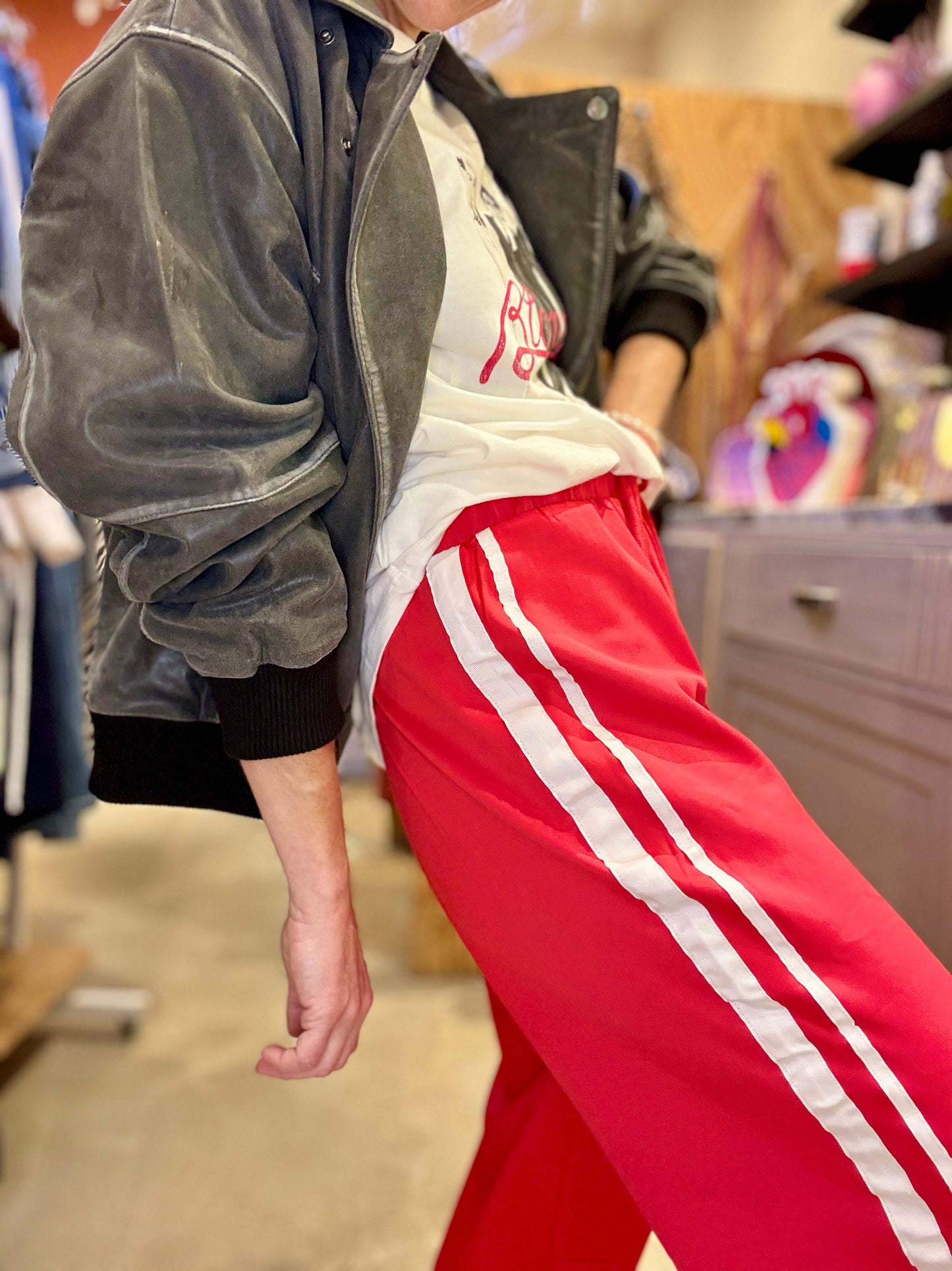 Bas de Jogging rouge