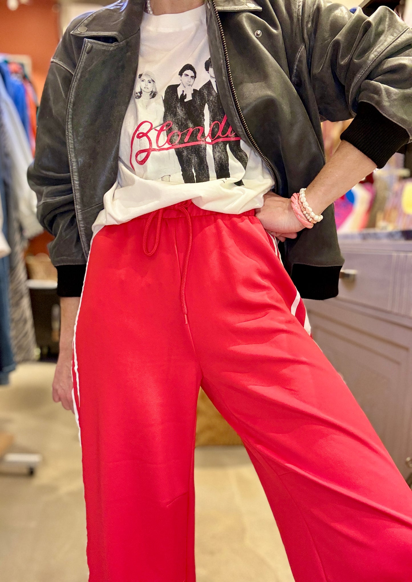 Bas de Jogging rouge