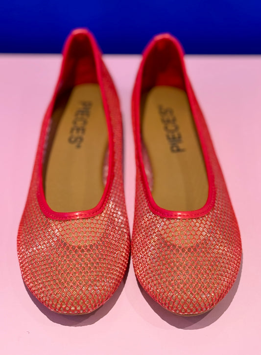 Ballerines filet rouge