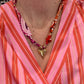 Collier Coeur Bandana