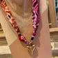 Collier Coeur Bandana