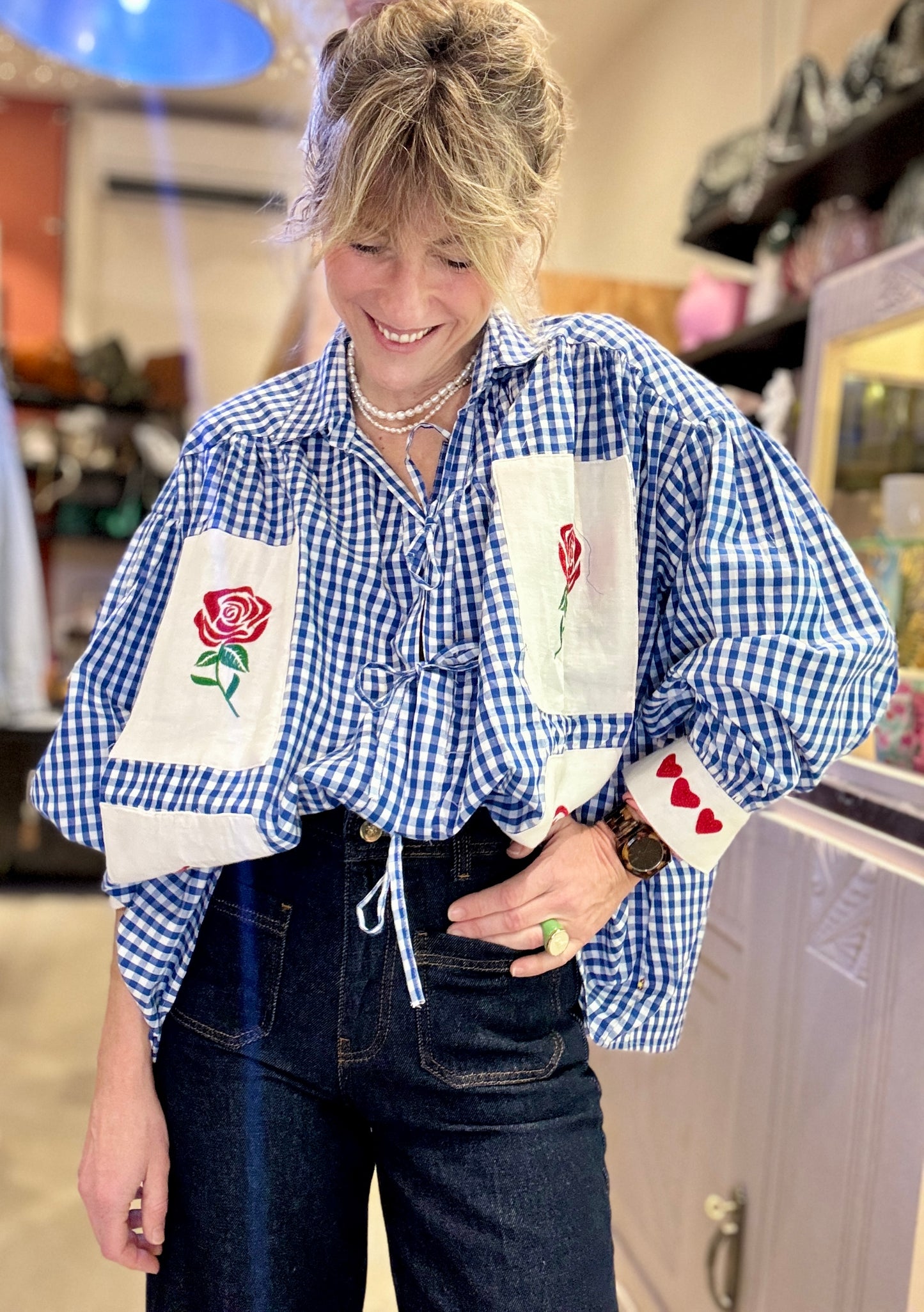 Chemise Rose vichy