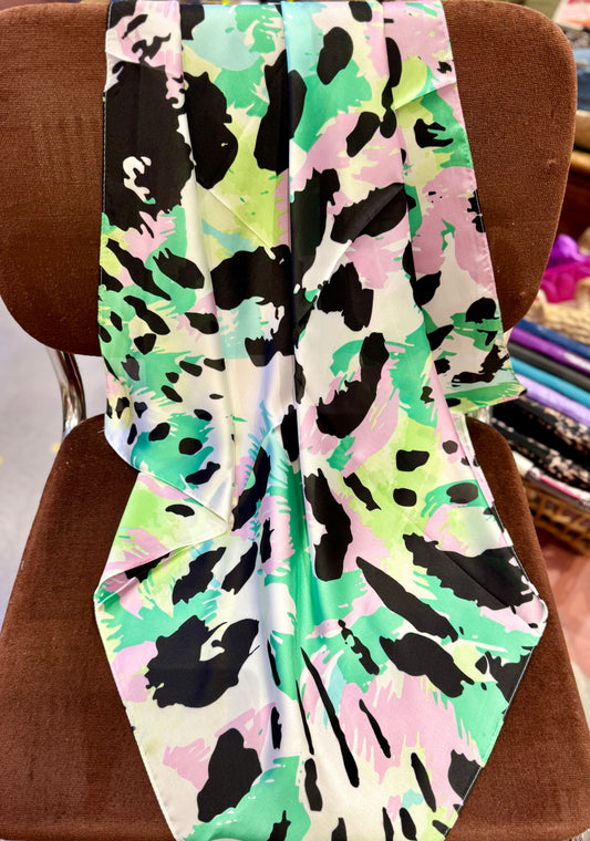 Foulard Sauvage vert