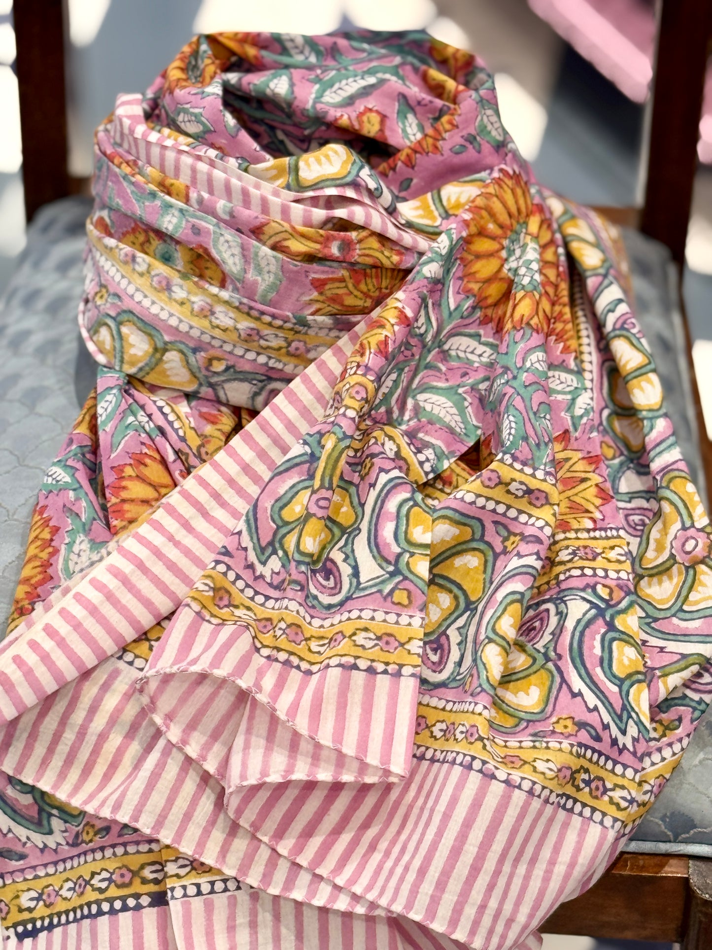 Grand foulard Indie