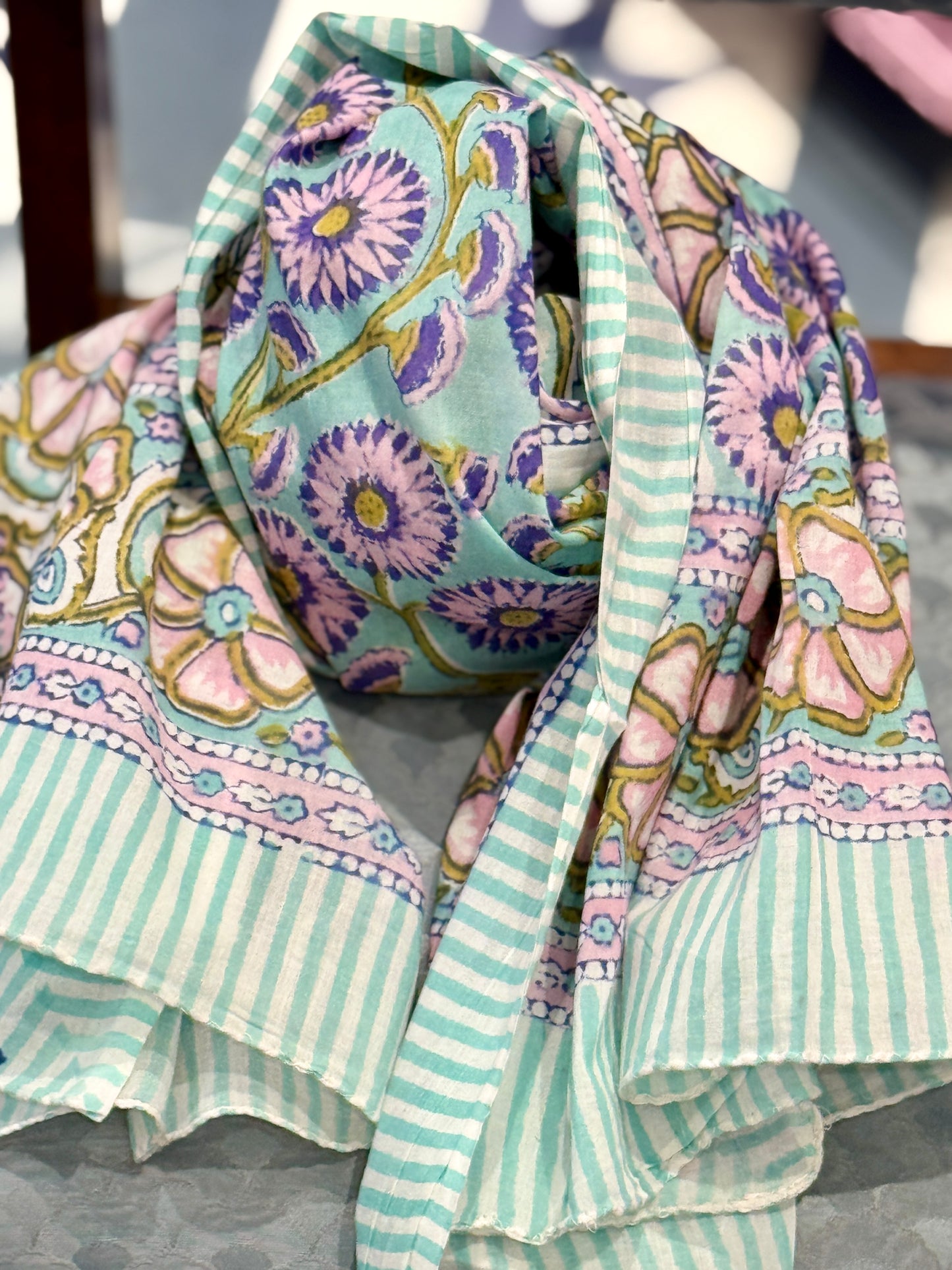 Grand foulard Indie