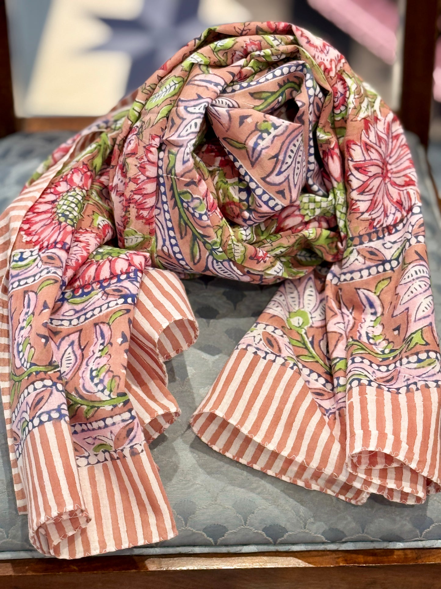 Grand foulard Indie