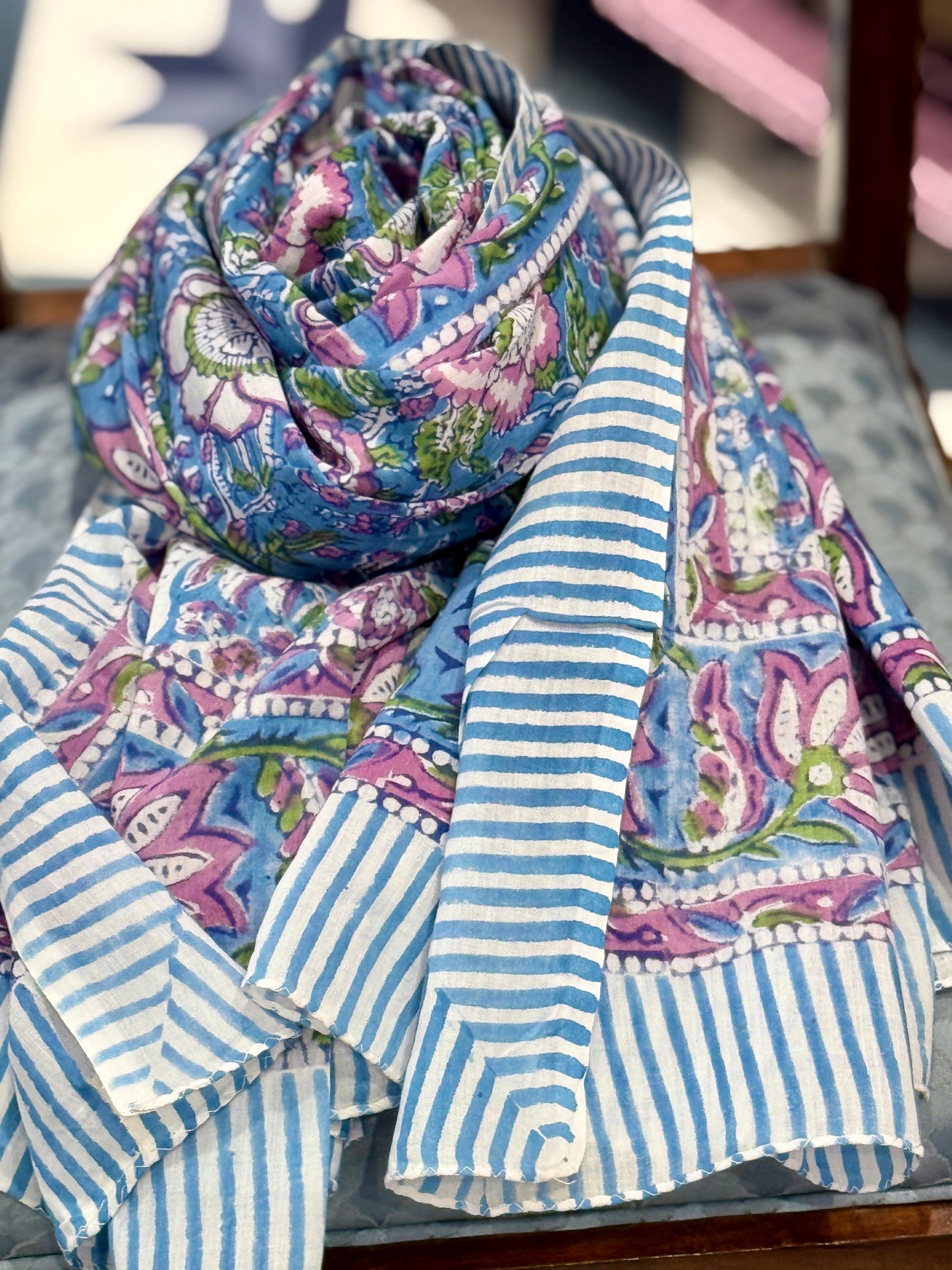 Grand foulard Indie