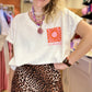 T-Shirt Oversize Soleil blanc
