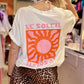 T-Shirt Oversize Soleil blanc