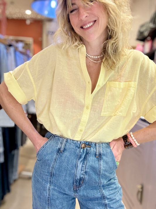 Chemise Mitch jaune