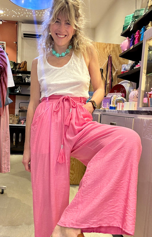 Pantalon Fanta rose