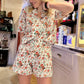 Pyjashort Fleurettes