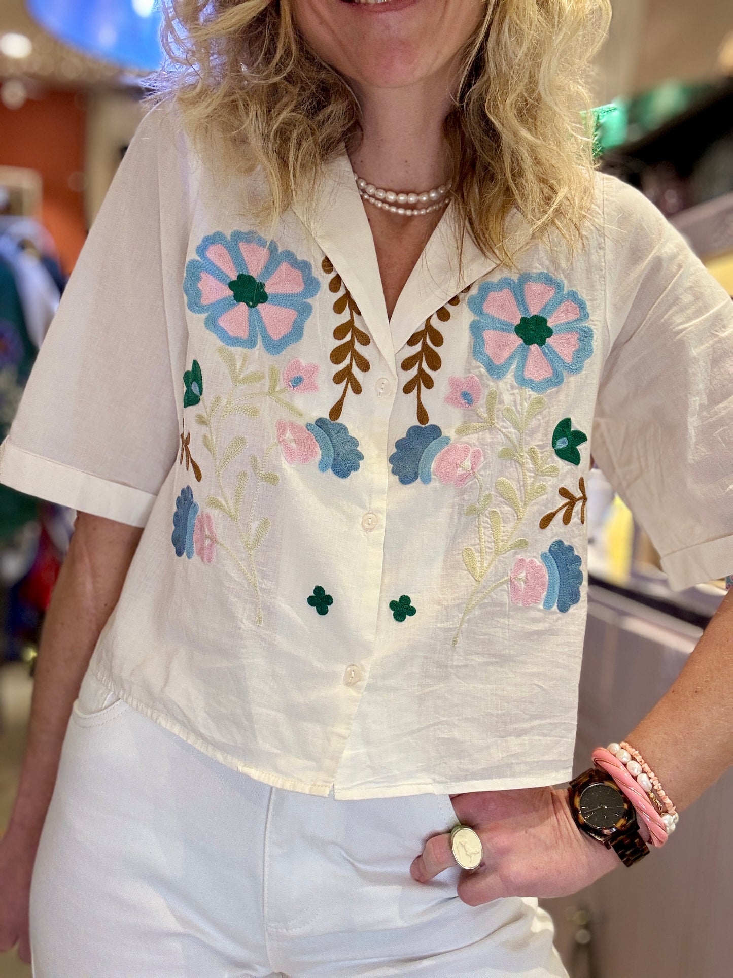 Chemise Garden blanche