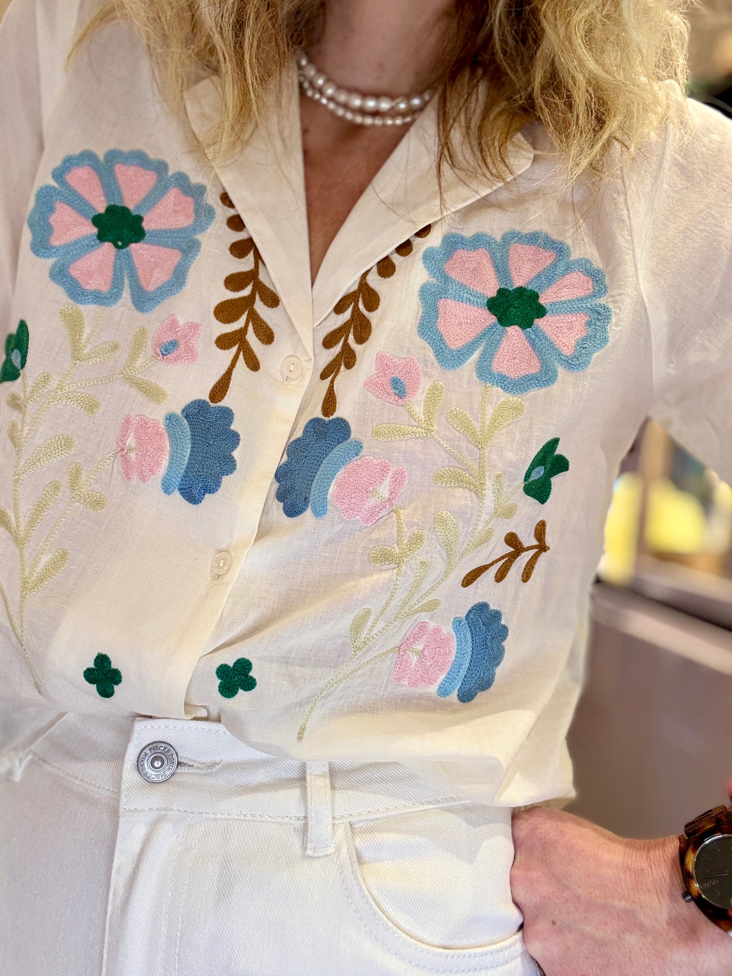 Chemise Garden blanche