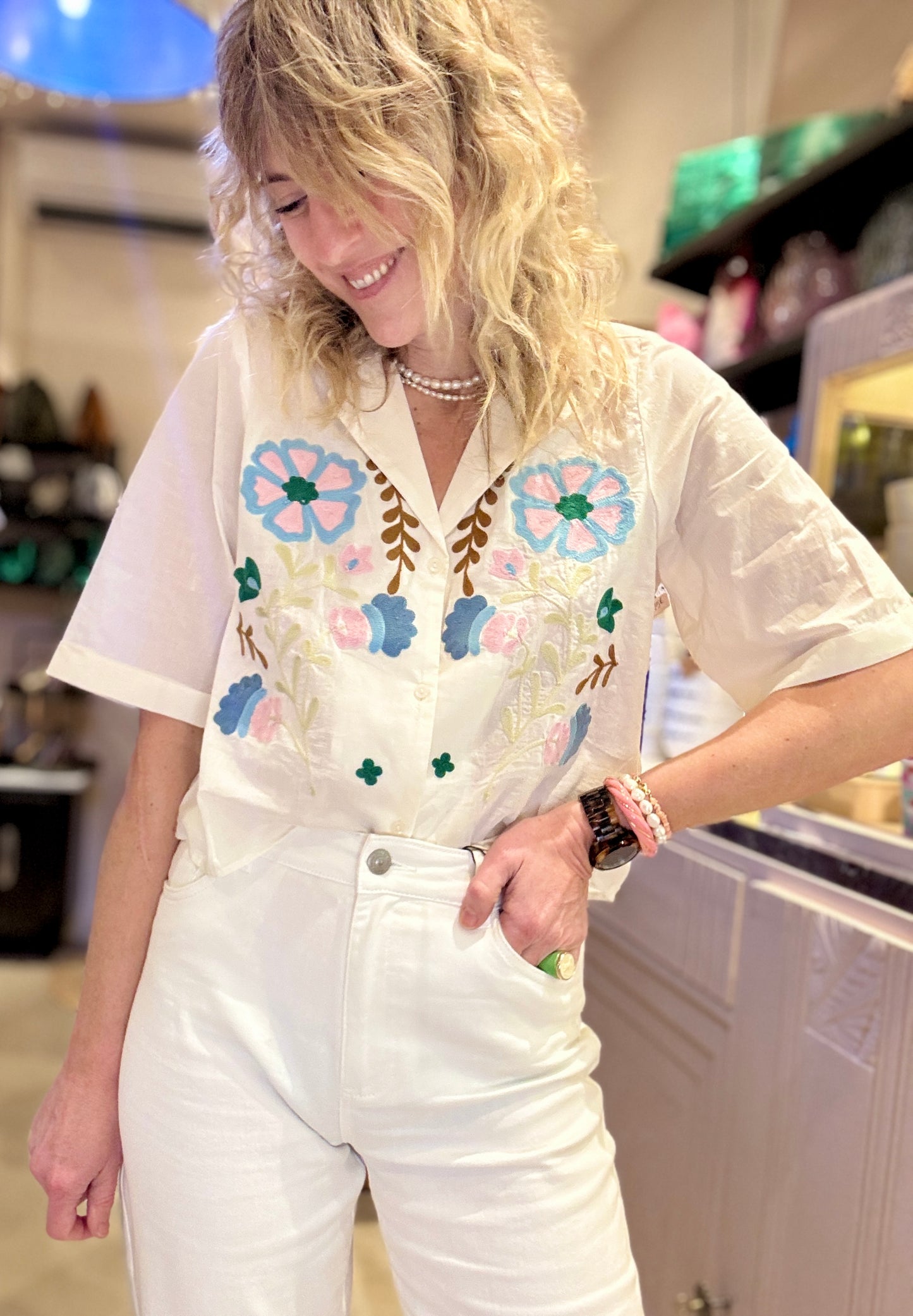 Chemise Garden blanche