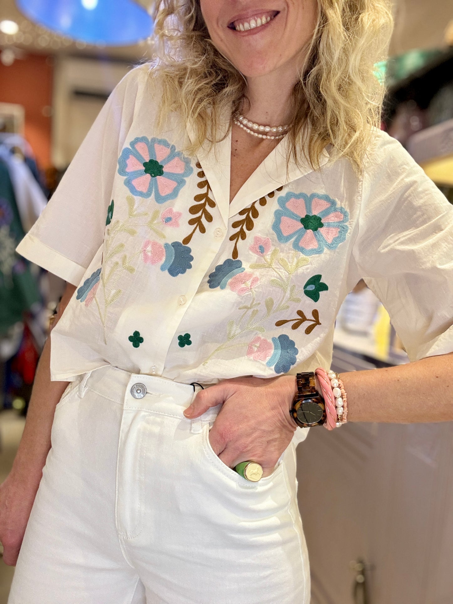 Chemise Garden blanche