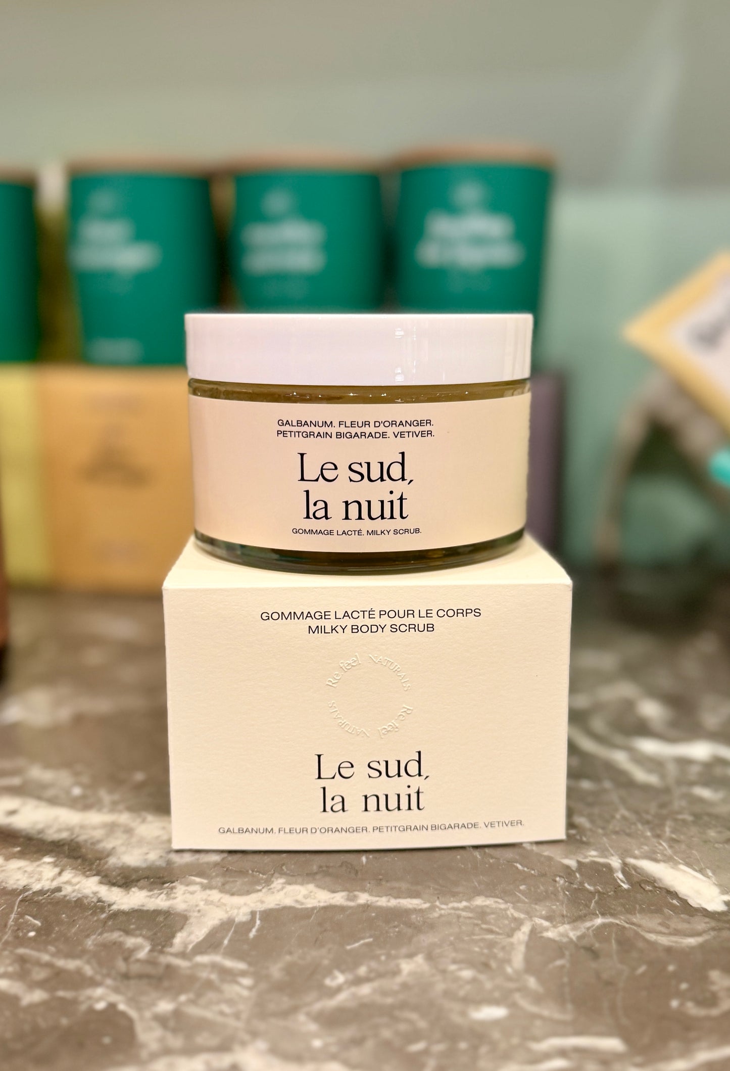 Gommage lacté Le sud, la nuit