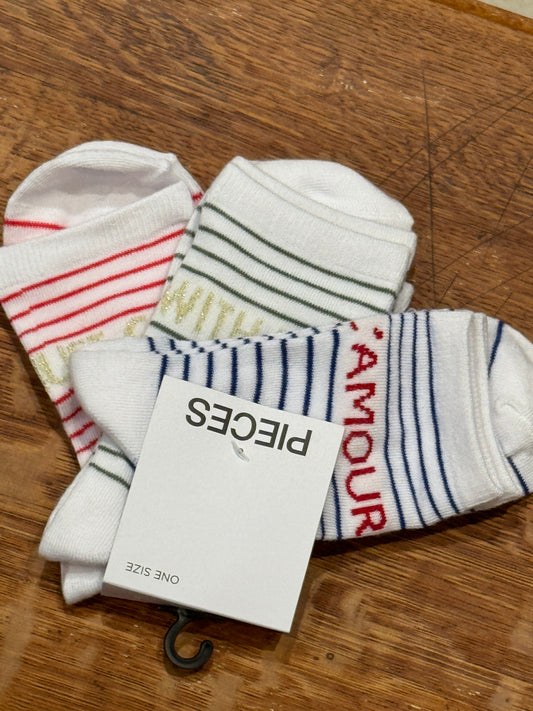 Trio de chaussettes Marin
