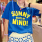 T-shirt Sunny bleu