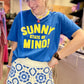 T-shirt Sunny bleu