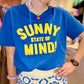 T-shirt Sunny bleu