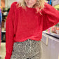 Pull Laura rouge