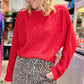 Pull Laura rouge
