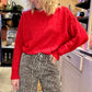 Pull Laura rouge