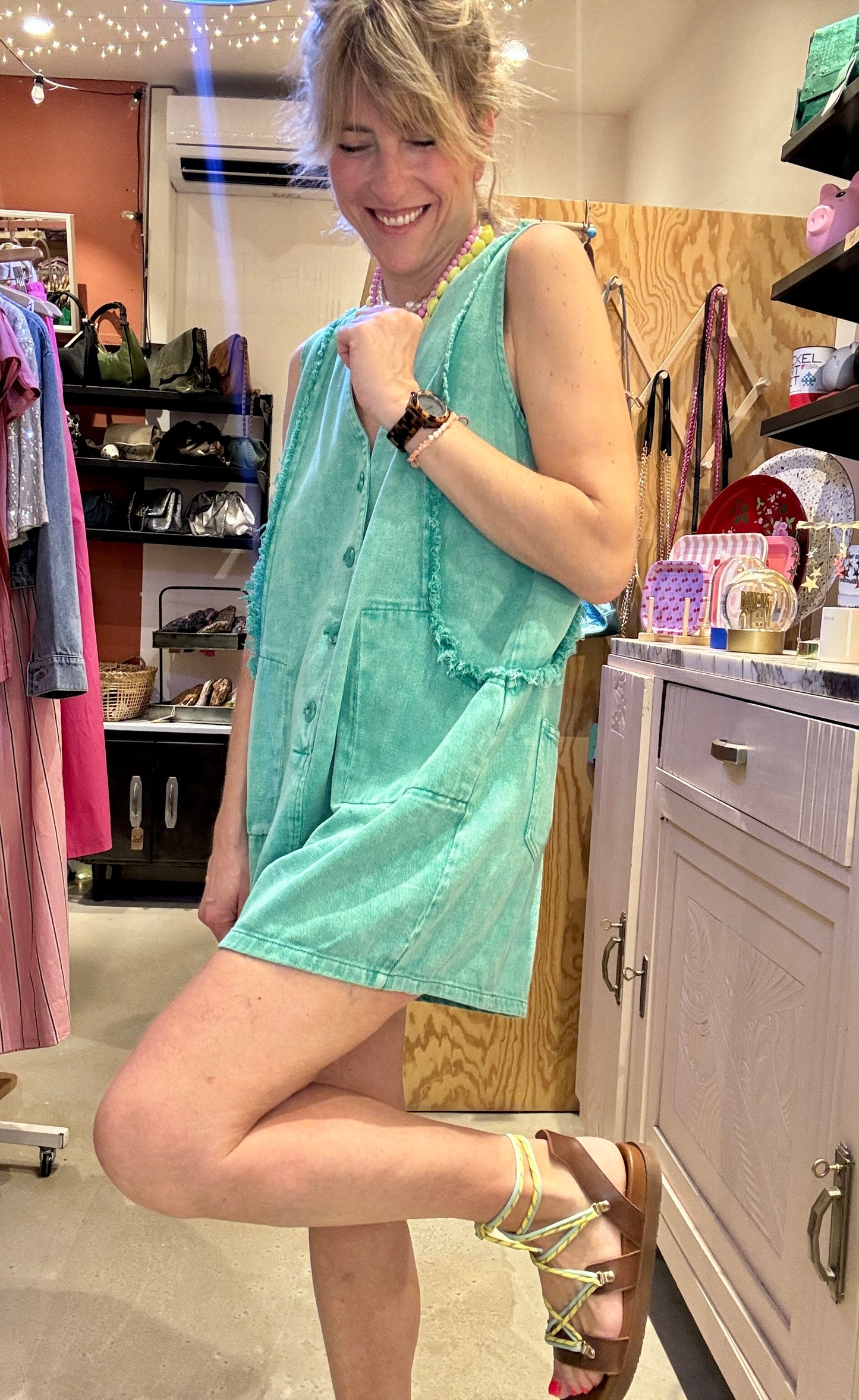 Combishort Frangette verte