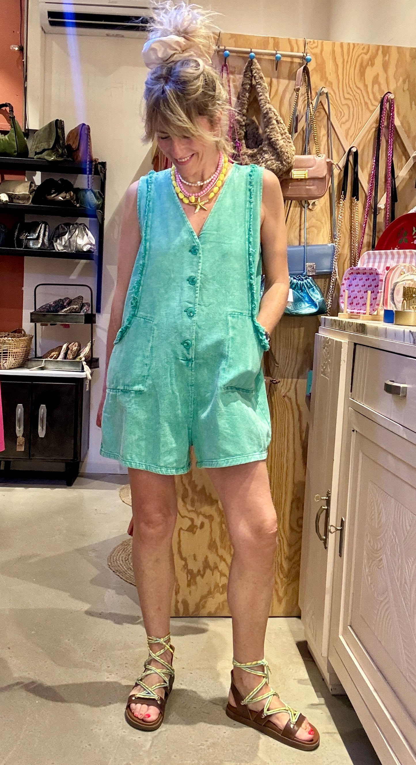 Combishort Frangette verte