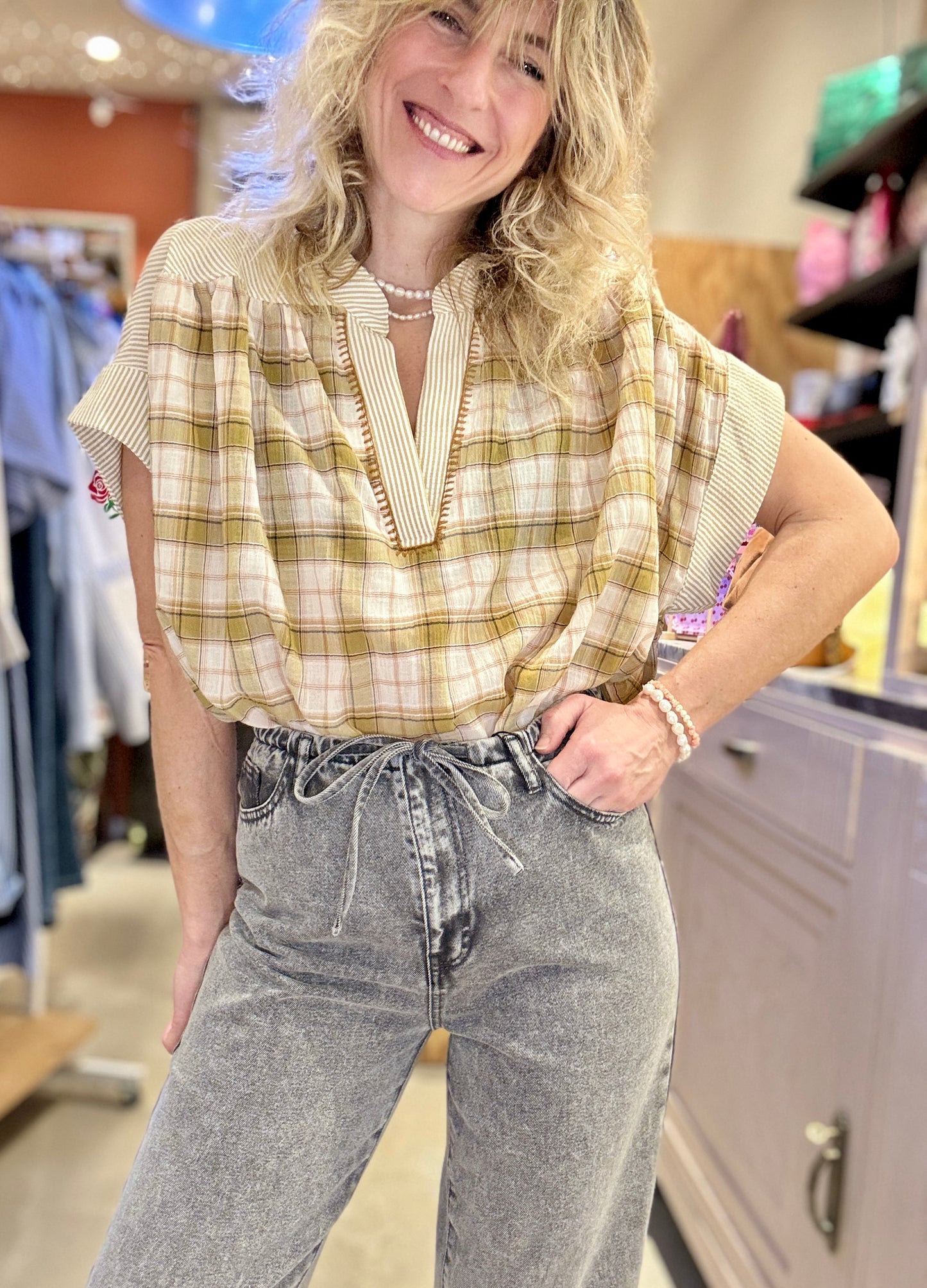 Blouse Ti-punch beige
