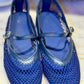 ballerine Filet bleu